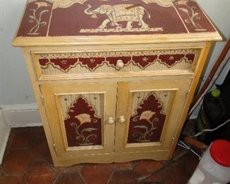Indian Style Cabinet with Elephant