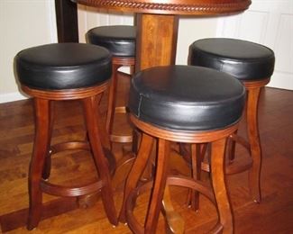 PUB TABLE WITH BARSTOOLS