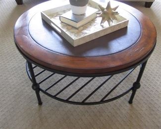 ROUND COFFEE TABLE  SOFA NOT FOR SALE