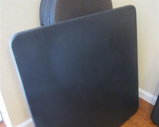 FOLDING TABLE WITH Chairs