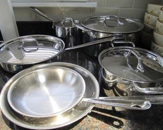 ALL CLAD POTS AND PANS