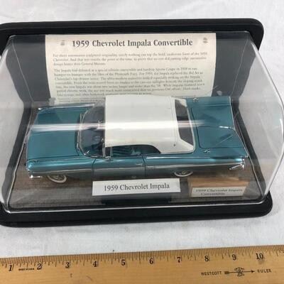 1959 Chevy Impala Die Cast Car Danbury Mint