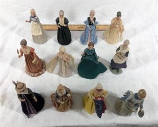 12 Great American Women figurines United States Historical Society