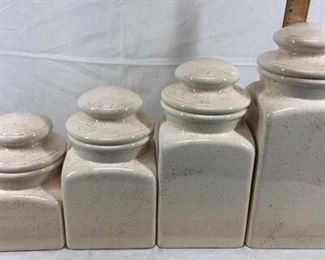 Canister Set of 4, Ceramic