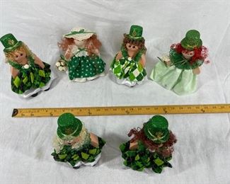 Handmade St Patricks Day Doll Set