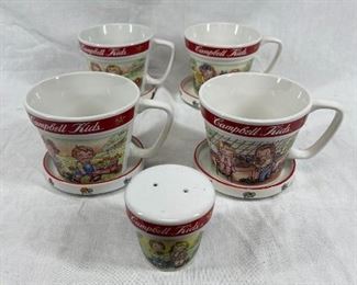 Campbells Soup Coffee Soup Cup Mugs and Shaker