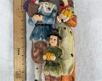 Thanksgiving Pilgrim Figurine Statue