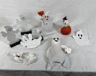 Ghostly Spook Halloween Decor Lot