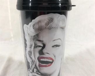 Marilyn Monroe Plastic Coffee Travel Cup