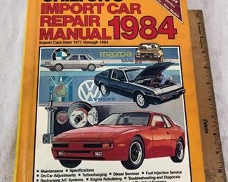 Vintage Chiltons 1984 Import Car Repair Manual