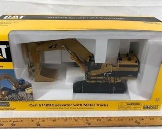 CAT 5110B Excavator with Metal Tracks Toy Die Cast Construction Truck