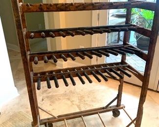 antique candle drying rack