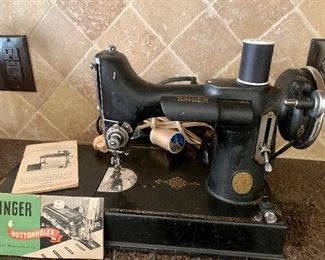 antique Singer sewing
