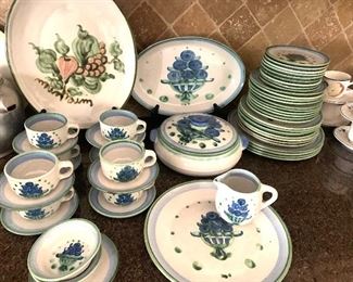 M. A. Hadley “Blueberry” dishes