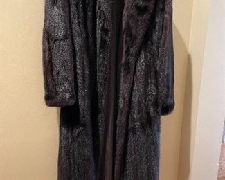 Ladies full length mink coat