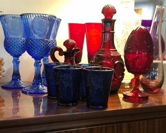 Color glass & carnival glass