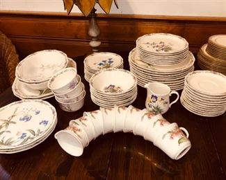 Set of Noritake "Conservatory" china, service for 8 plus
