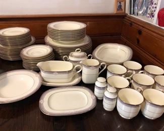 Set of Noritake "Stanford Court" china, service for 8 plus