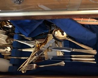 Gold flatware 