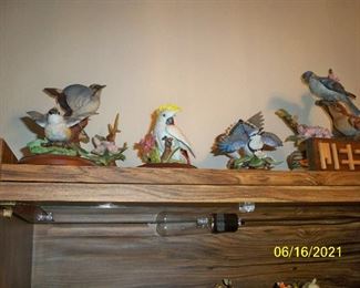More bird figurines