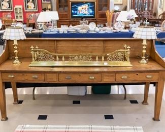 Antique library/desk table