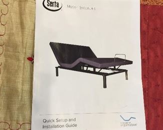 Like new Serta Motion Essentials Adjustable Full Size bed!