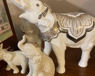 Lenox Porcelain Elephants