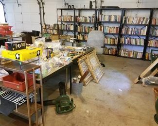 Books, hand tools and items for your home