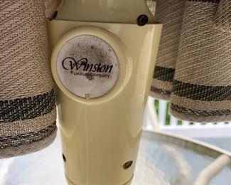 6 Piece Winston Patio Set: Table - 27Hx56Wx40D, Chairs 38Hx21Wx27D