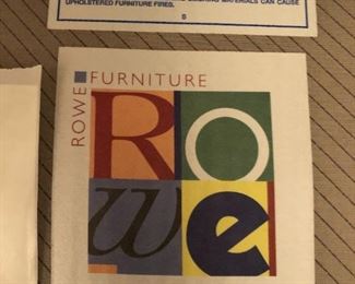Set of 2 Rowe Furniture Swivel/Rocking Arm Chairs: 33Hx33Wx35D