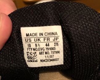 Size 10 Men's Addidas Golf Shoes (New!)