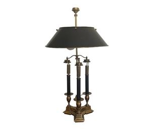 Three Light Bouillotte Table Lamp