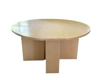 Modern Round Drop Leaf Dining Table