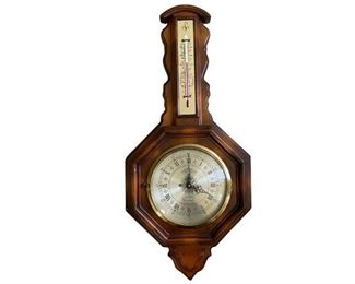P.F. Bollenbach Jeweled Wall Barometer Clock