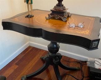Antique flaw foot table