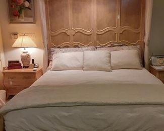 King headboard and Temperpedic bed