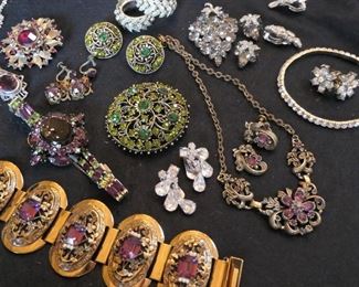 A selection of vintage fashion pieces. 