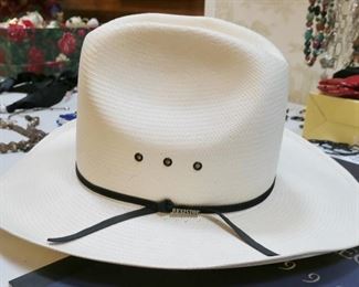 New Resistol hat Panama weave. Never worn.