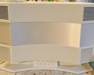 Bose Tower Acoustic Wave AM-FM radio system with CD player.