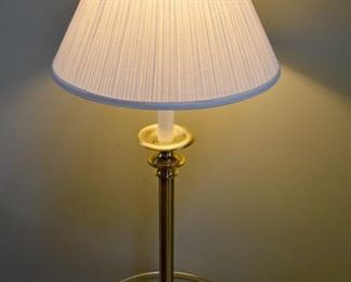 lamp with glass table