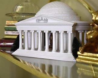small model of the Jefferson Memorial