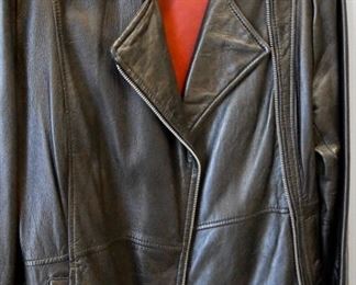 Women's jacket, leather jacket