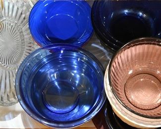 bowls and relish tray