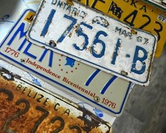 various state car plates