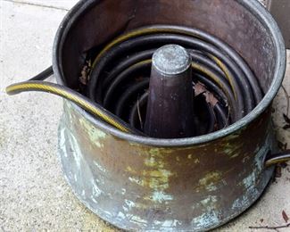 garden hose coil box, metal