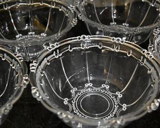 decorative teardrop glass bowls