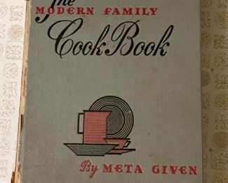 Vintage cook book