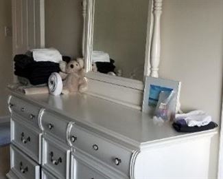 Dresser with mirror