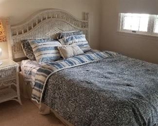 Nice quality wicker bedroom set
