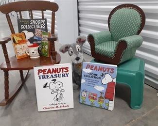 Doll Chair, Kids Rocking Chair, and Snoopy Stuff